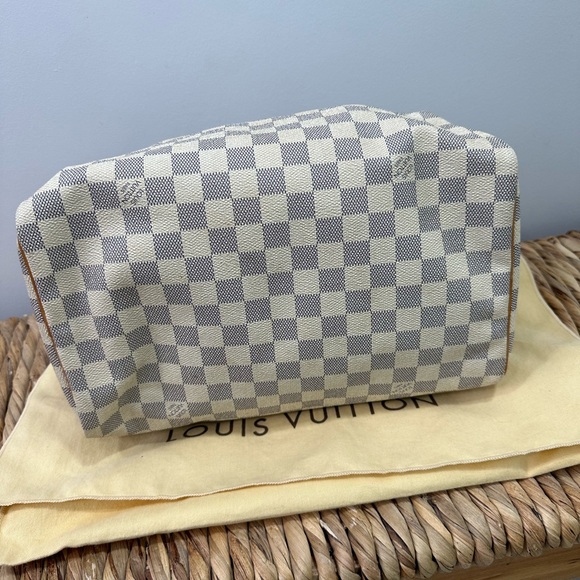 Louis Vuitton Damien Azur speedy 30 - Picture 9 of 15